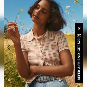 Madewell Barbrook Polo Sweater